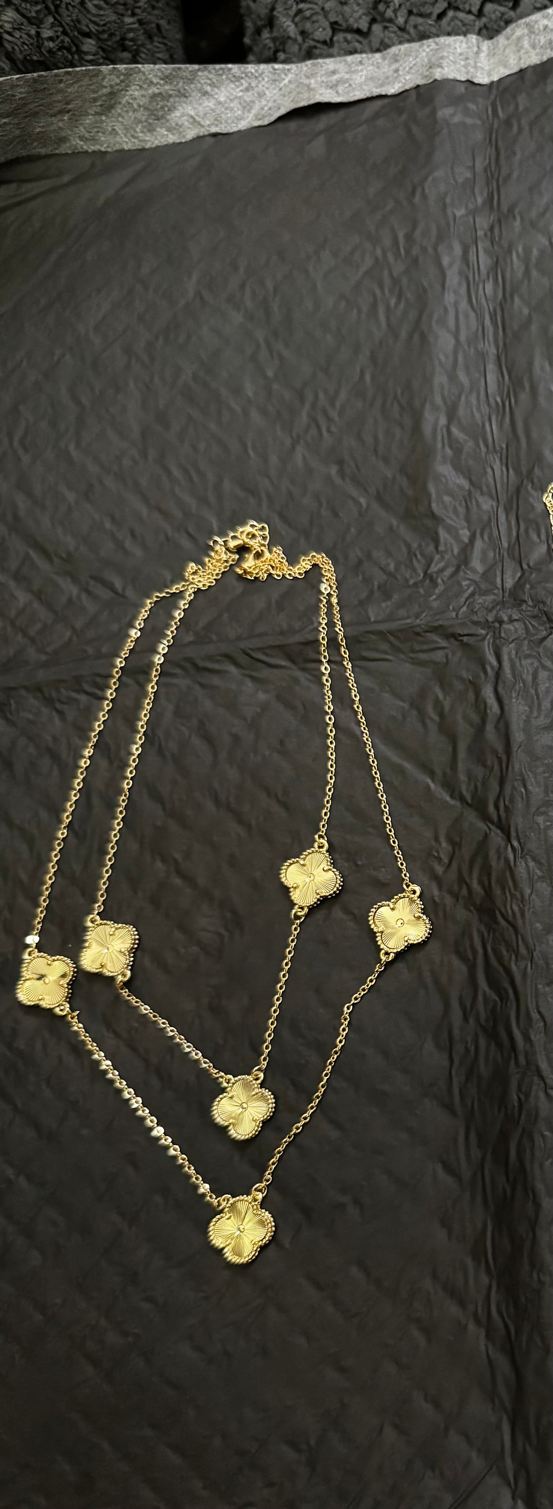 Gold Clover necklace