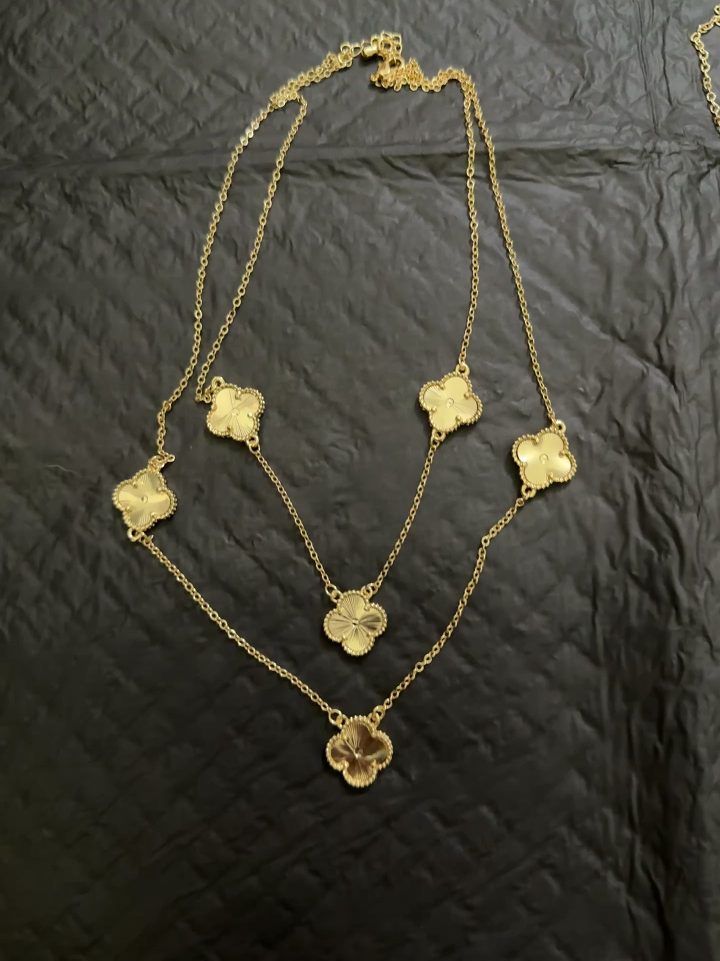 Gold Clover necklace